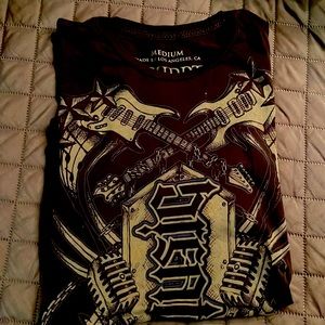 Up for sale a men’s medium black read chapter Rock ‘n’ roll shirt